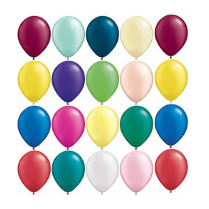 بادکنک ساده سایز 12 تک عددی رنگ جور