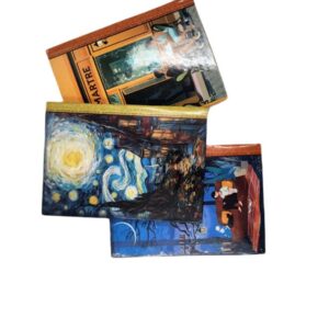 دفتر یادداشت برجسته فانتزی مدل کش دار کلاسیک کینگ کد 1405