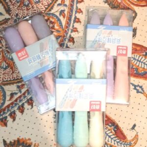 پاک کن فانتزی طرح مخروطی کد 8870 بسته 3 عددی