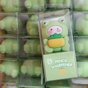 تراش فانتزی حیوانات طرح قورباغه سبز آناناس