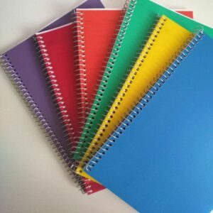 دفتر مشق اقتصادی 100 برگ سیمی جلد طلقی ساده