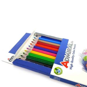 مداد رنگی آدمیرال بسته 12 رنگ