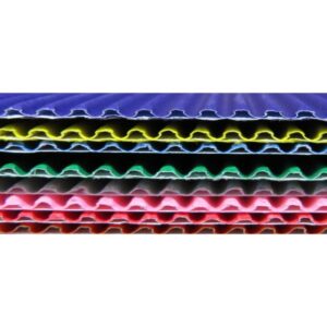 مقوا رنگی فانتزی کینگ دولایه مدل جاکورتا سایز A4 بسته 10 رنگ